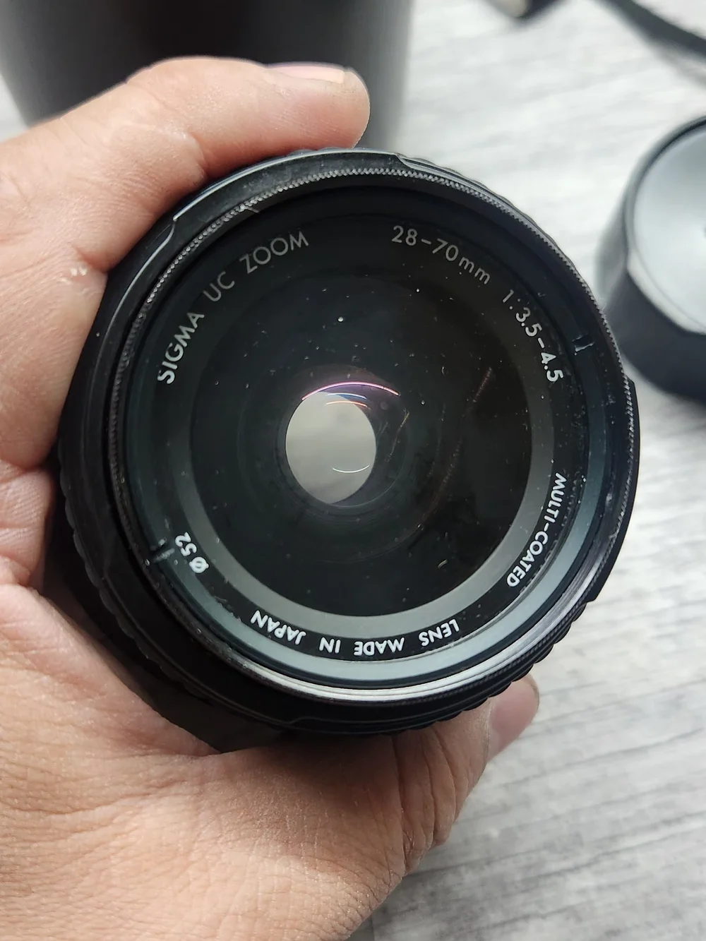 Sigma Beauty Camera Lens with Black Lens Caps - Black